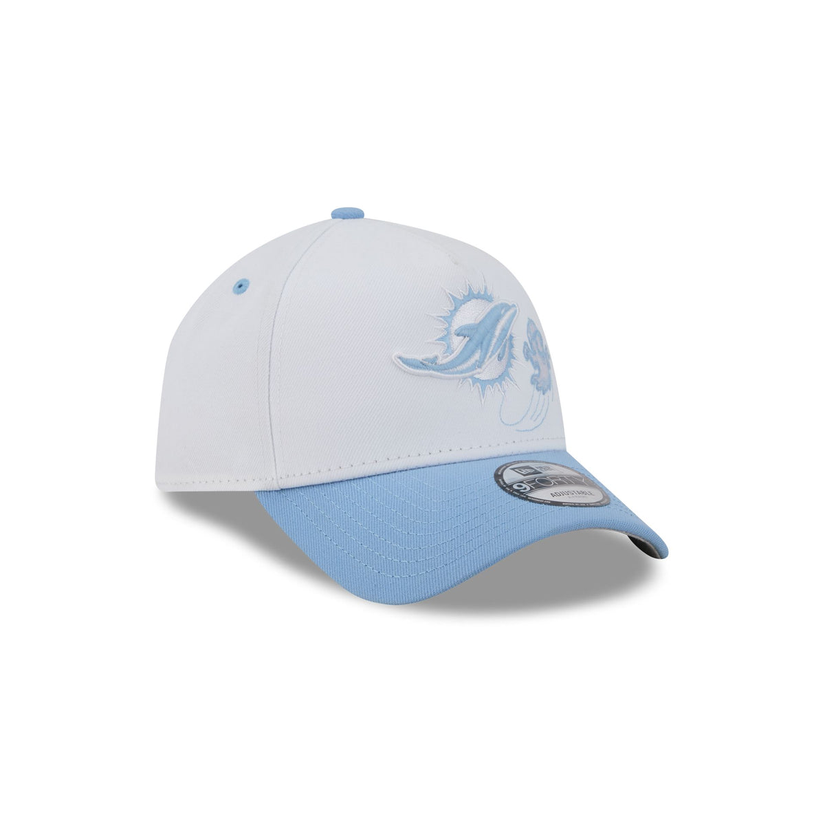 Miami Dolphins Chrome Ghost 9FORTY A-Frame Snapback Hat