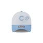 Chicago Cubs Chrome Ghost 9FORTY A-Frame Snapback Hat