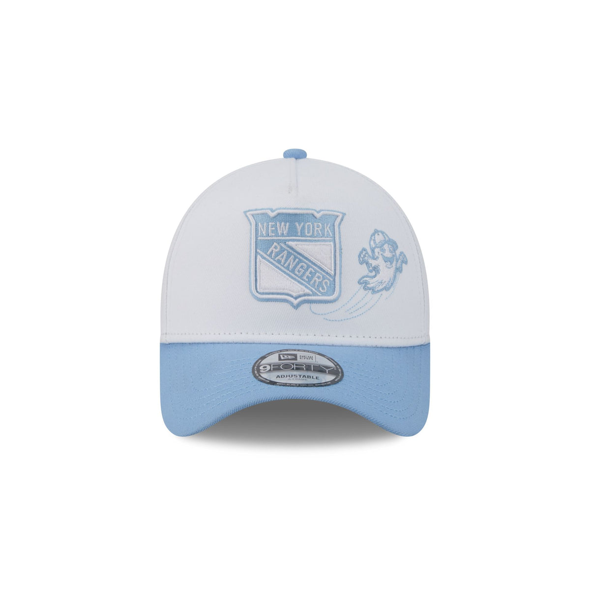 New York Rangers Chrome Ghost 9FORTY A-Frame Snapback Hat