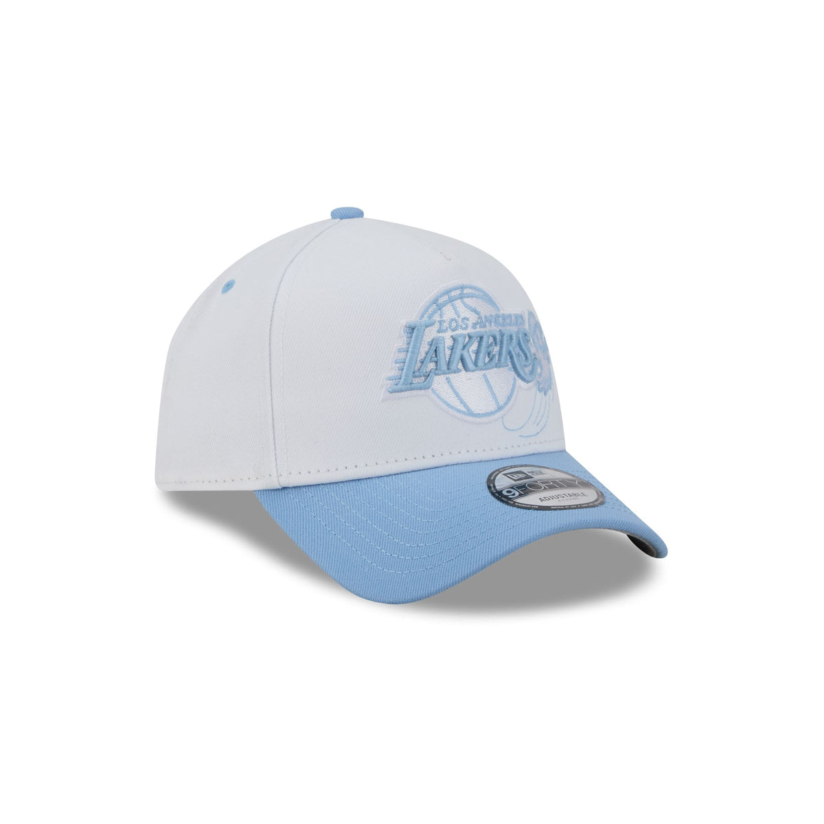 Los Angeles Lakers Chrome Ghost 9FORTY A-Frame Snapback Hat