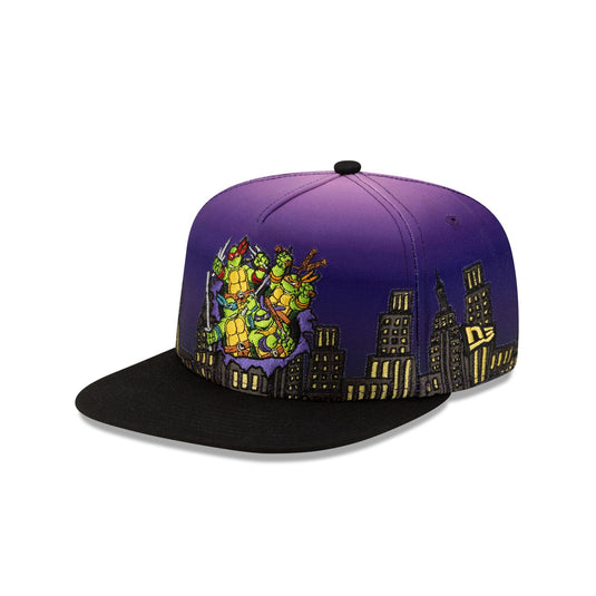 Teenage Mutant Ninja Turtles Night Cityscape 59FIFTY A-Frame Fitted Hat - New Era Cap