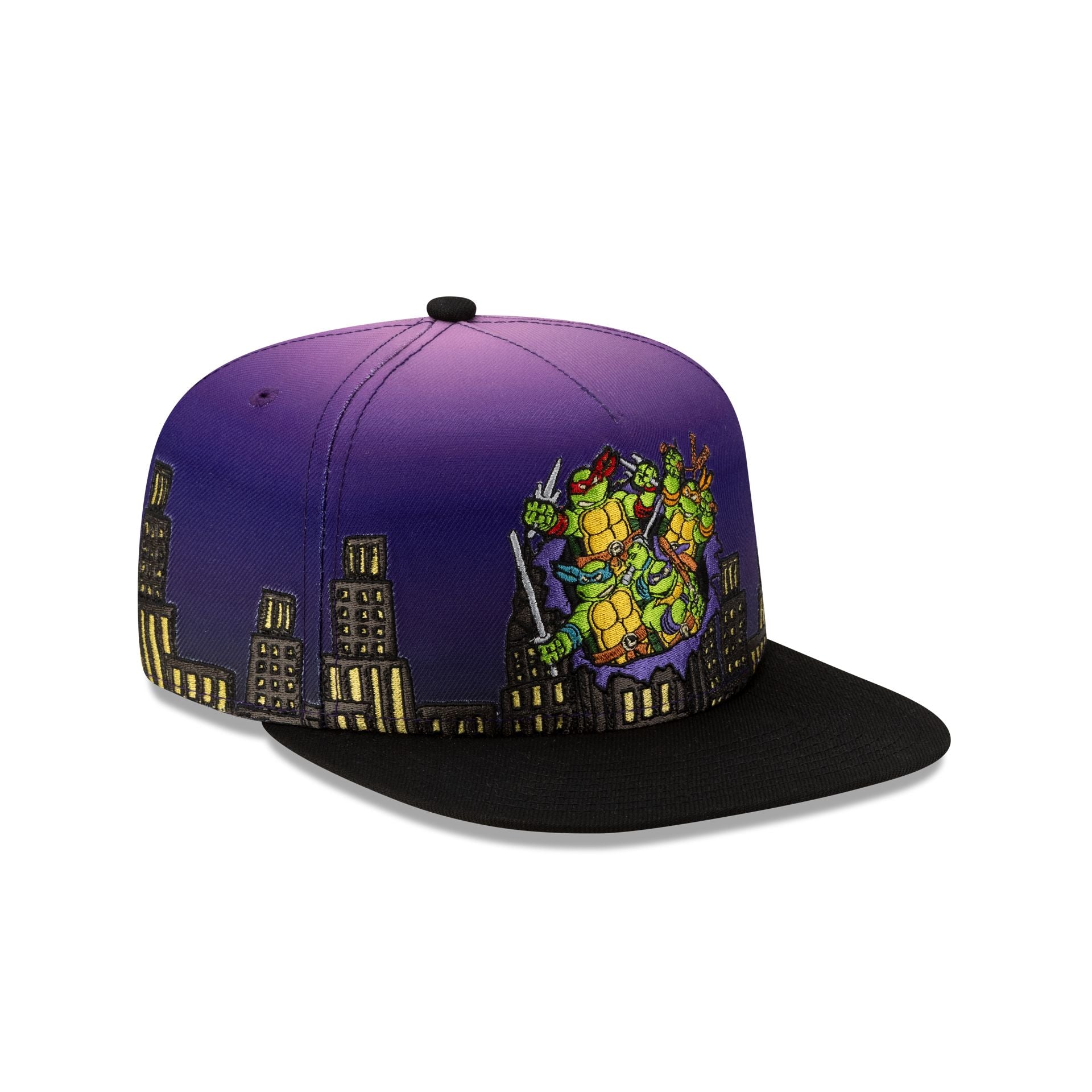 Teenage Mutant Ninja Turtles Night Cityscape 59FIFTY A-Frame Fitted Hat