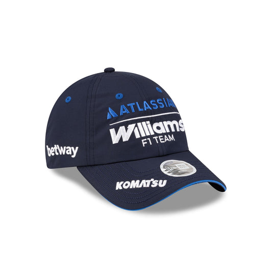 Atlassian Williams F1 Team Team Line Women's Open Back Ponytail Hat Hat - New Era Cap