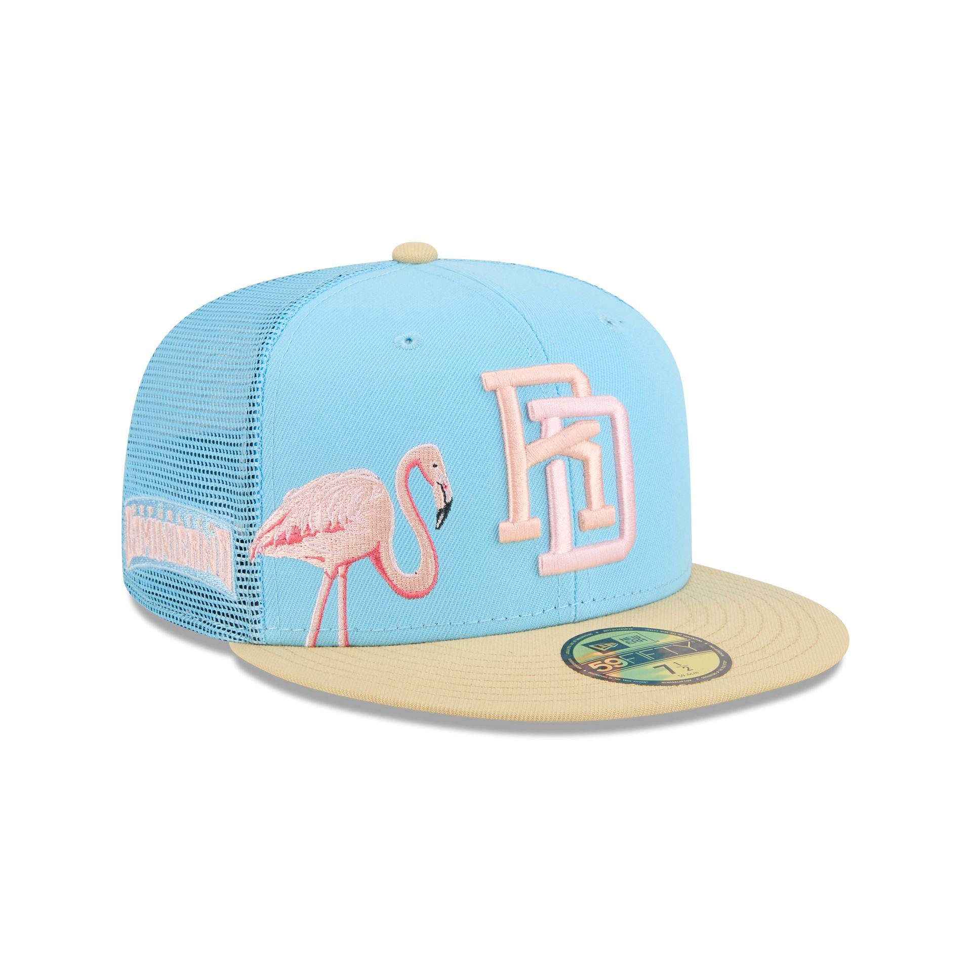 Dominican Republic Flamingo Blue 59FIFTY Fitted Hat