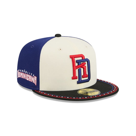 Dominican Republic Two-Tone Navy 59FIFTY Fitted Hat - New Era Cap