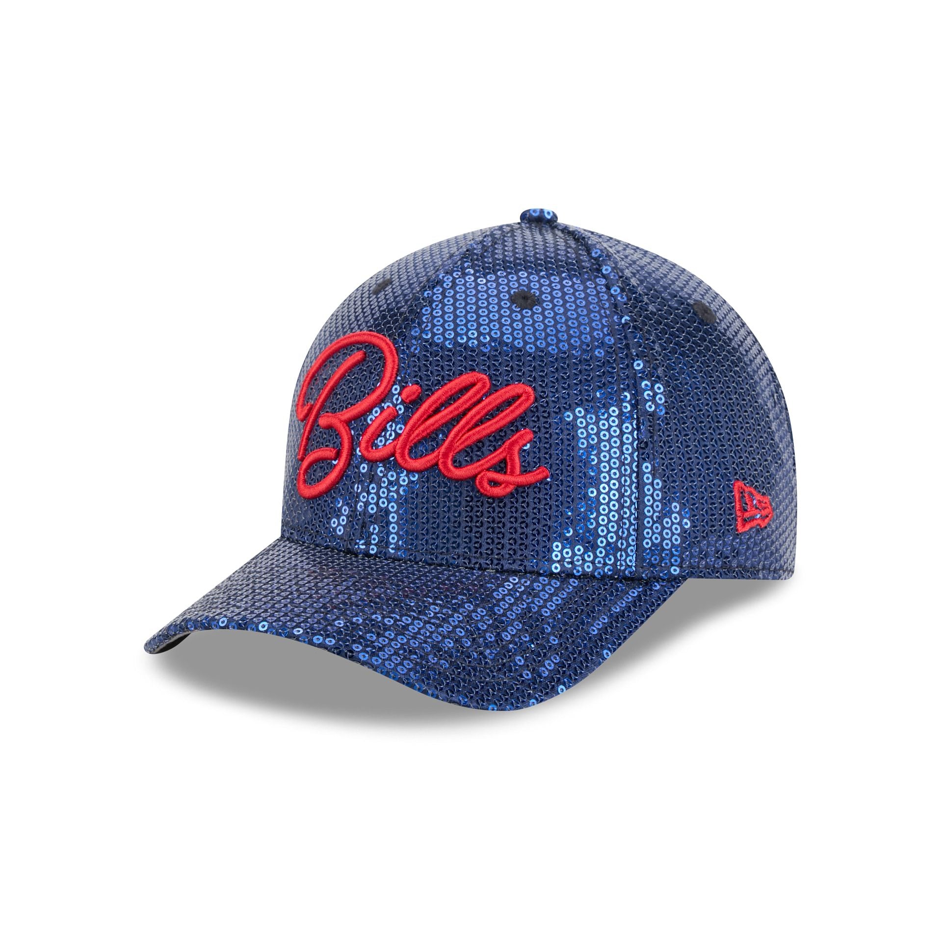 Buffalo Bills Sequin Script Women's 9FORTY M-Crown Snapback Hat
