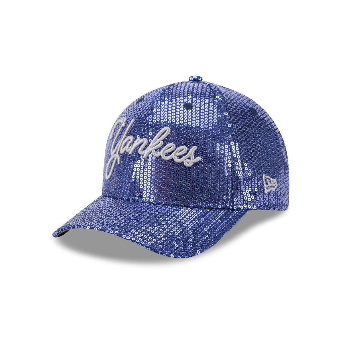 New York Yankees Sequin Script Women's 9FORTY M-Crown Snapback Hat