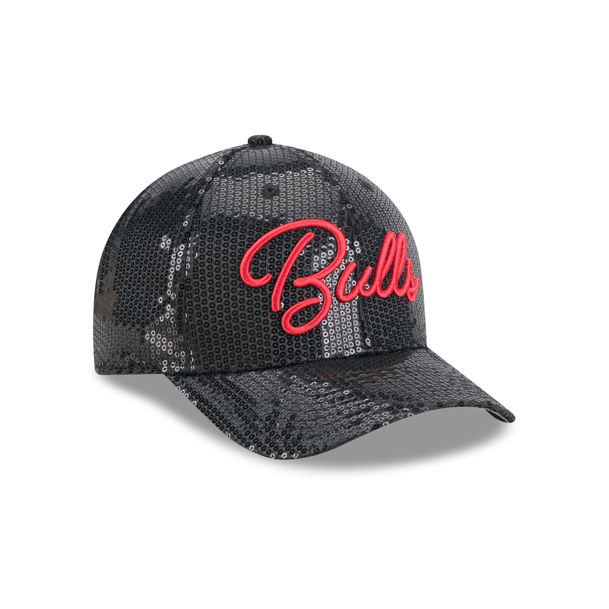 Chicago Bulls Sequin Script Women's 9FORTY M-Crown Snapback Hat