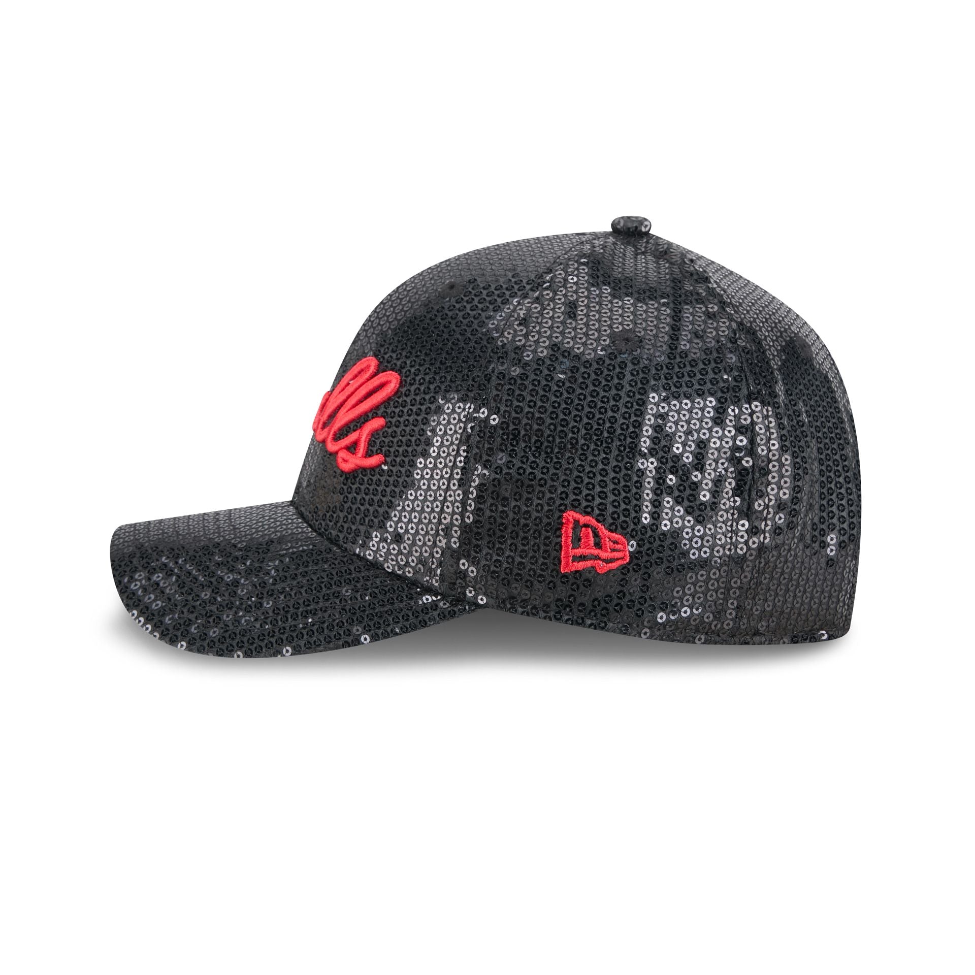 Chicago Bulls Sequin Script Women's 9FORTY M-Crown Snapback Hat