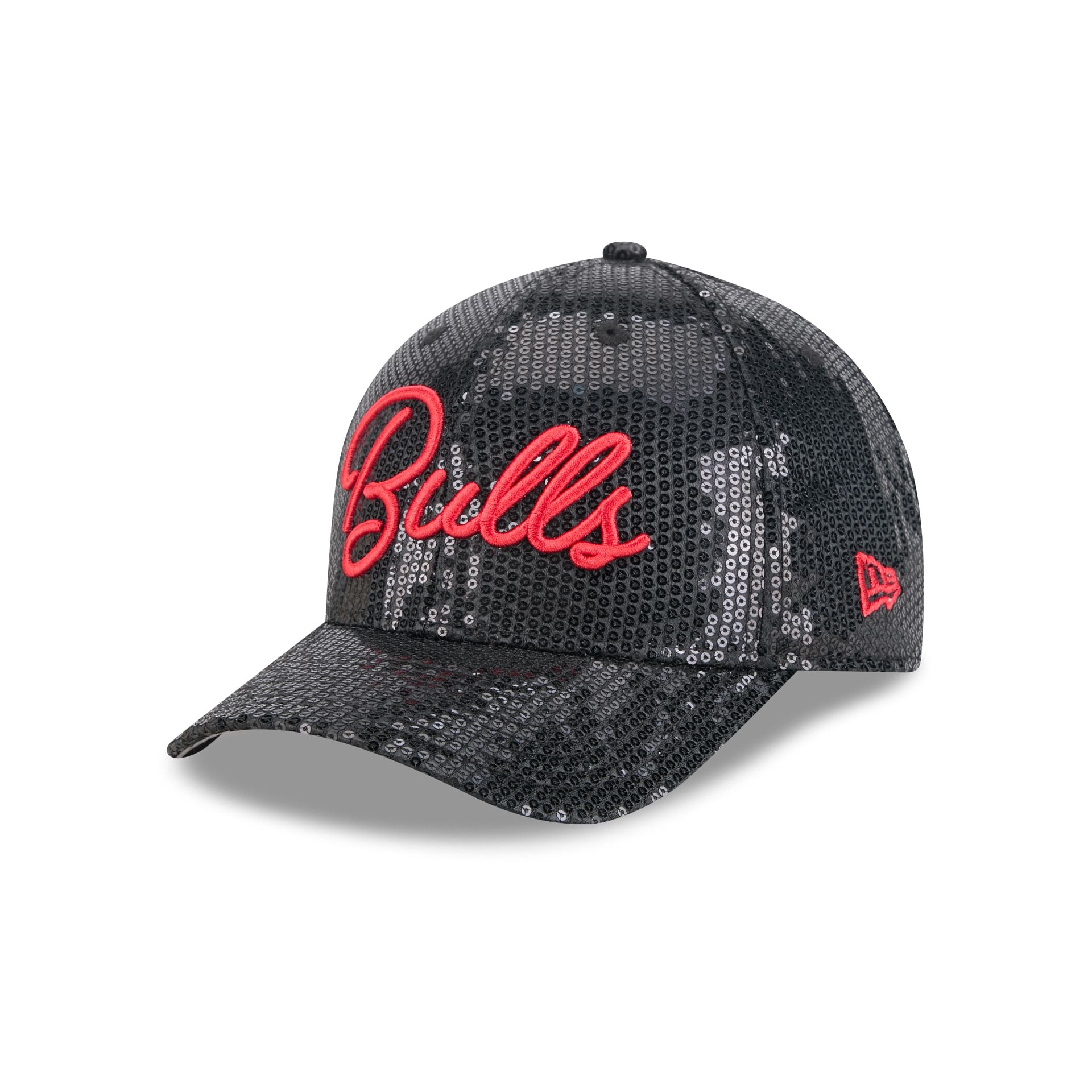 Chicago Bulls Sequin Script Women's 9FORTY M-Crown Snapback Hat
