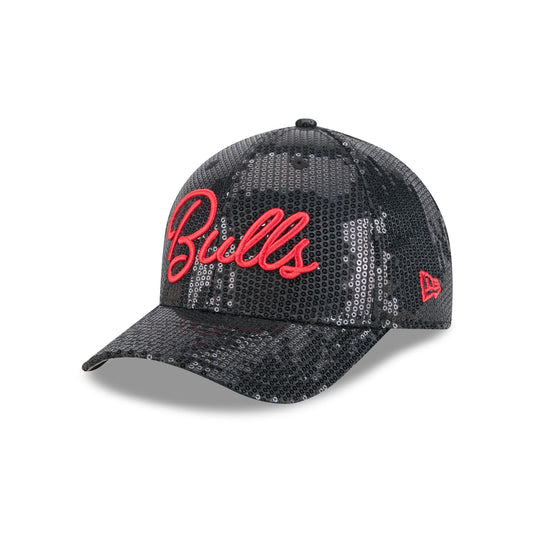 Chicago Bulls Sequin Script Women's 9FORTY M-Crown Snapback Hat