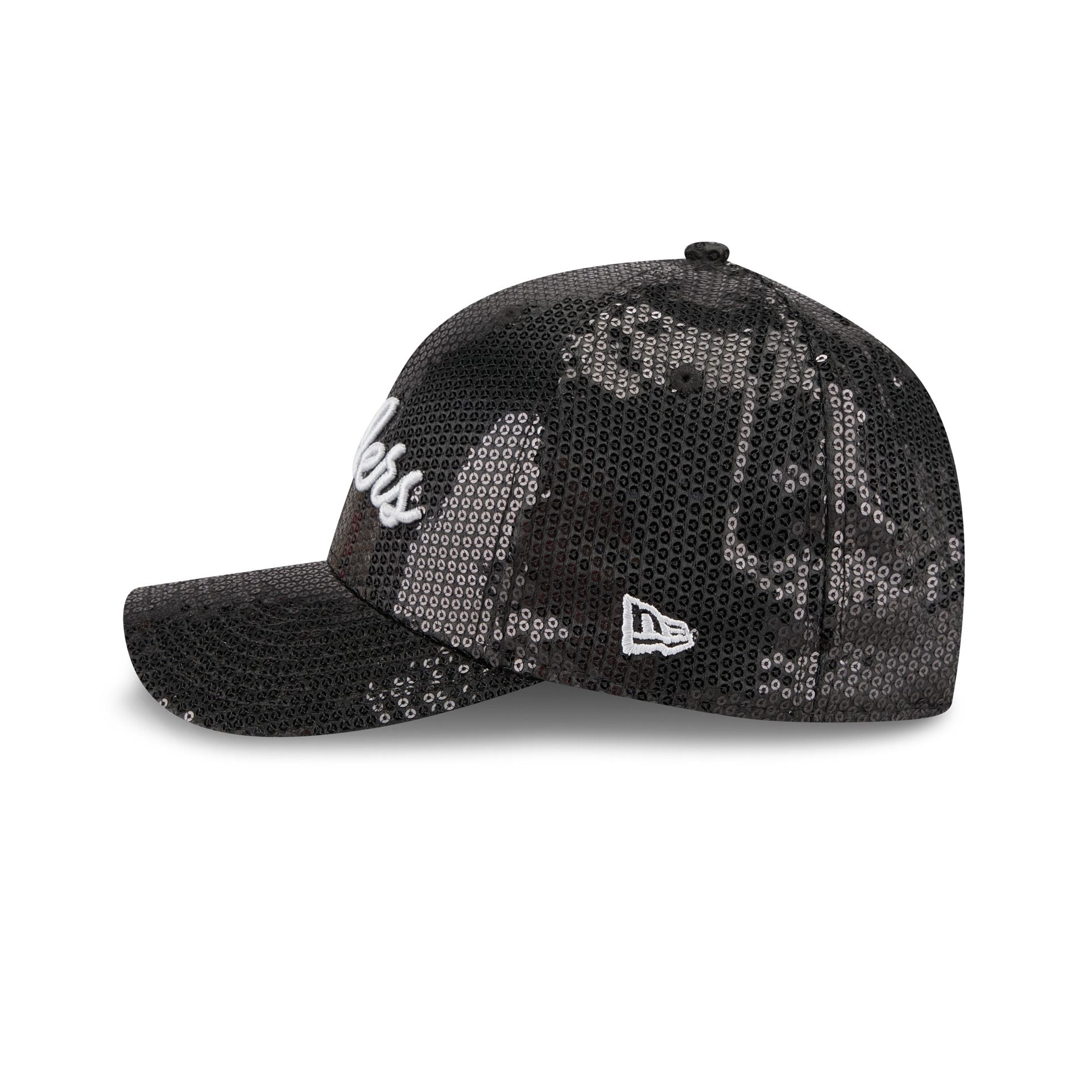 Las Vegas Raiders Sequin Script Women's 9FORTY M-Crown Snapback Hat