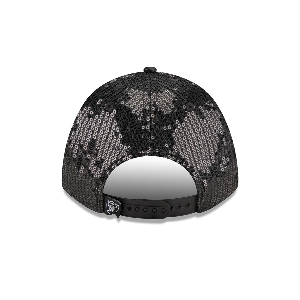 Las Vegas Raiders Sequin Script Women's 9FORTY M-Crown Snapback Hat