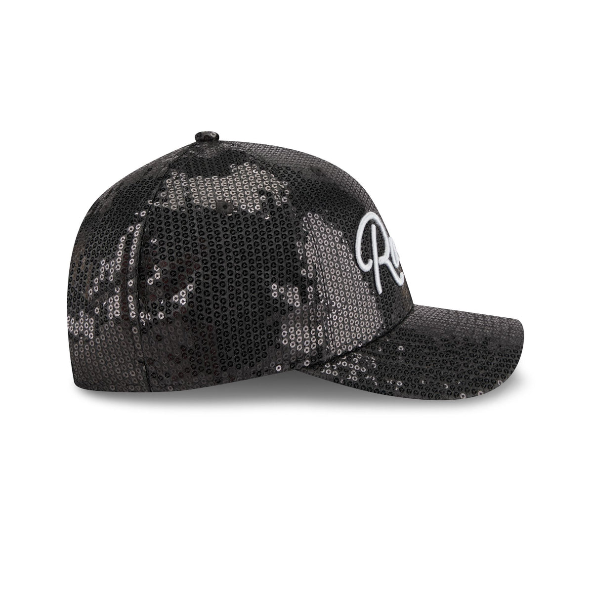 Las Vegas Raiders Sequin Script Women's 9FORTY M-Crown Snapback Hat