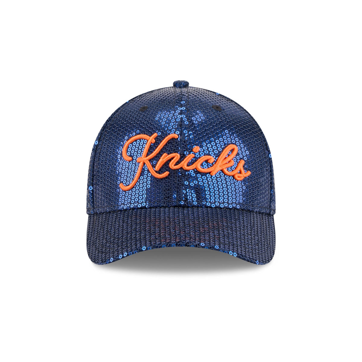 New York Knicks Sequin Script Women's 9FORTY M-Crown Snapback Hat