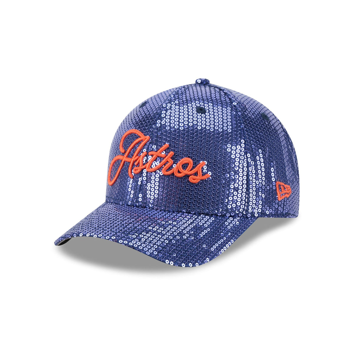 Houston Astros Sequin Script Women's 9FORTY M-Crown Snapback Hat
