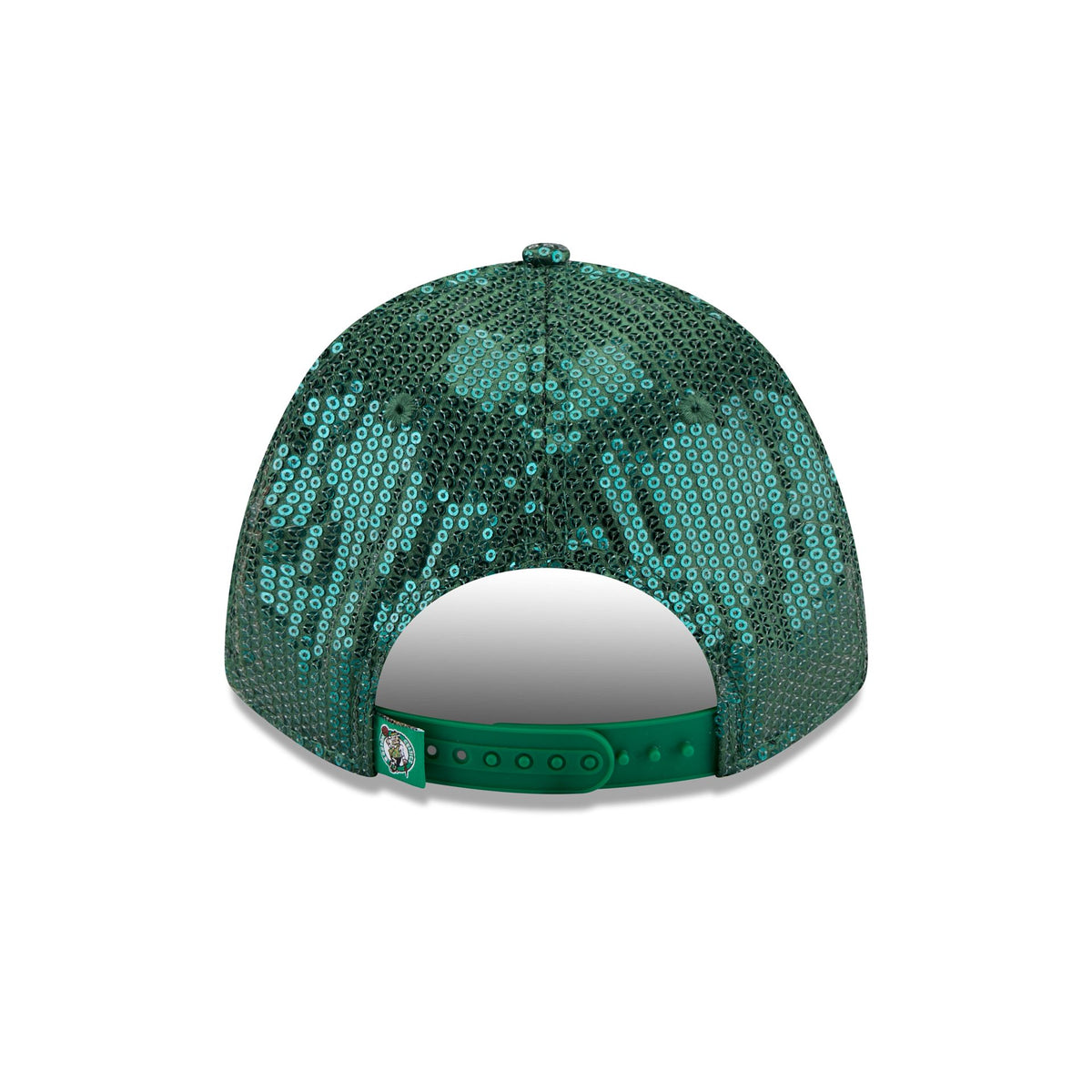 Boston Celtics Sequin Script Women's 9FORTY M-Crown Snapback Hat