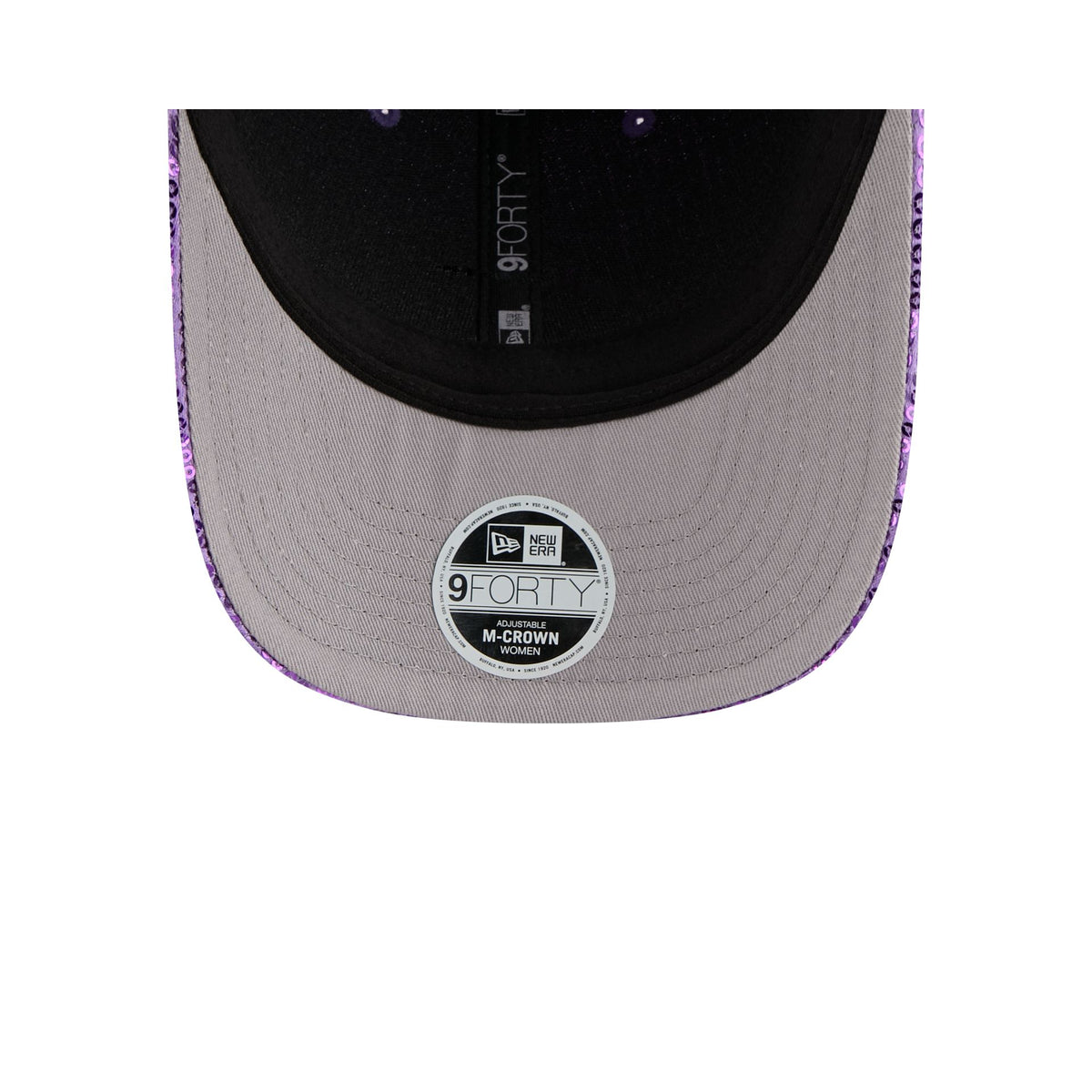 Los Angeles Lakers Sequin Script Women's 9FORTY M-Crown Snapback Hat