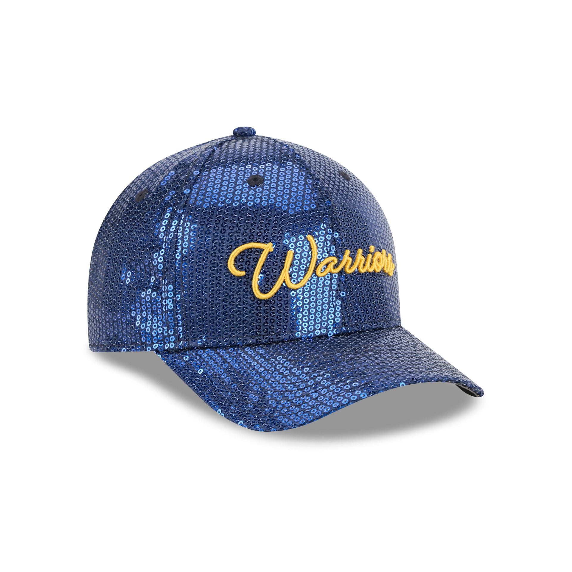 Golden State Warriors Sequin Script Women's 9FORTY M-Crown Snapback Hat