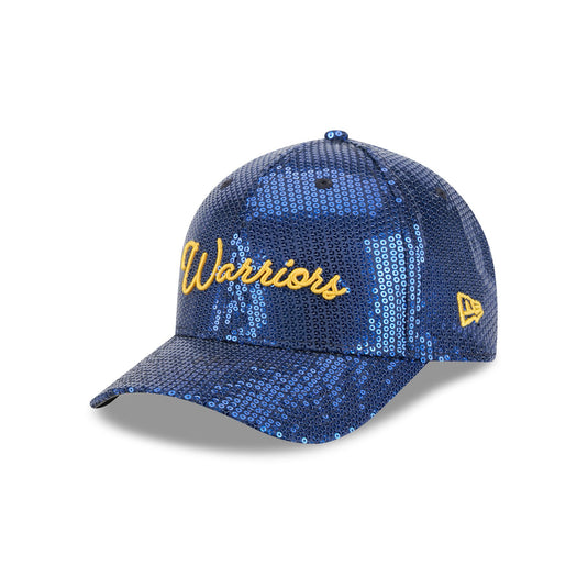 Golden State Warriors Sequin Script Women's 9FORTY M-Crown Snapback Hat