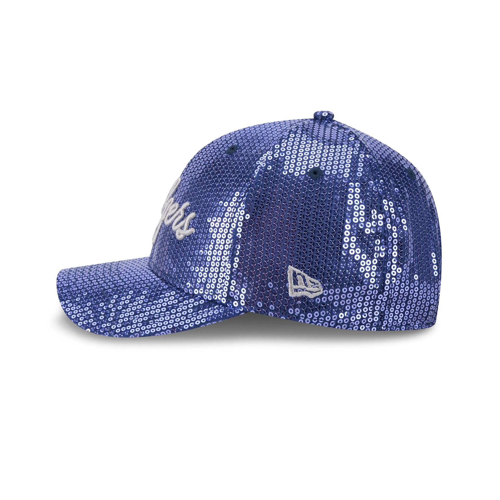 Los Angeles Dodgers Sequin Script Women's 9FORTY M-Crown Snapback Hat