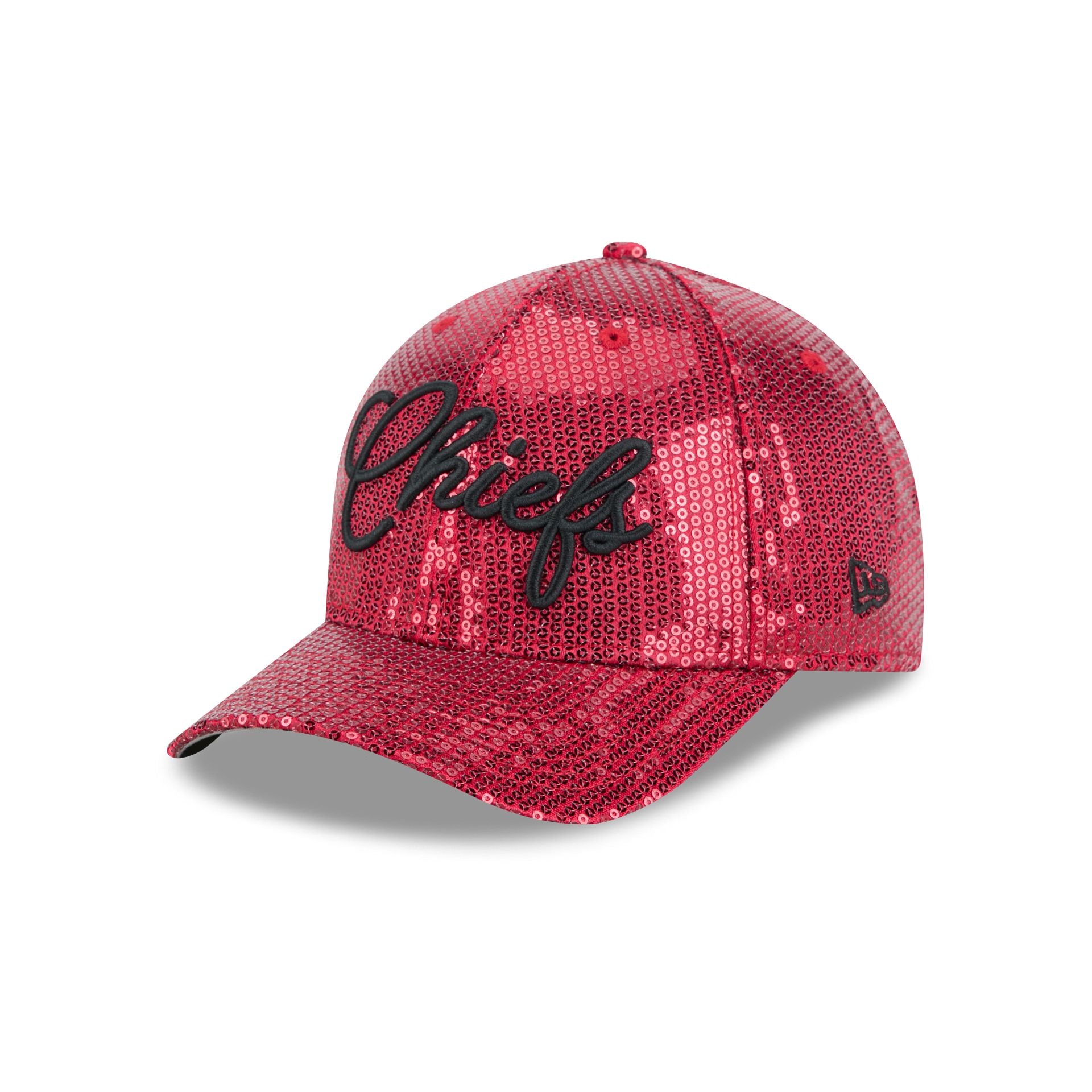 Kansas City Chiefs Sequin Script Women's 9FORTY M-Crown Snapback Hat