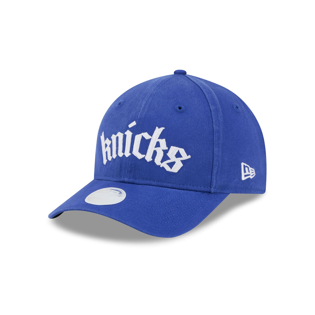 New York Knicks Gothic Font Women's 9FORTY M-Crown Snapback Hat