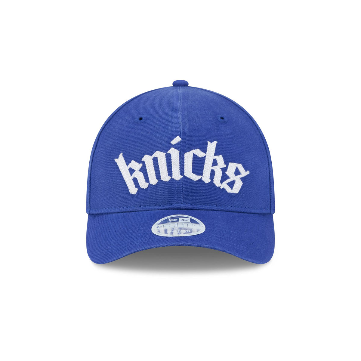 New York Knicks Gothic Font Women's 9FORTY M-Crown Snapback Hat