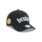 Boston Bruins Gothic Font Women's 9FORTY M-Crown Snapback Hat