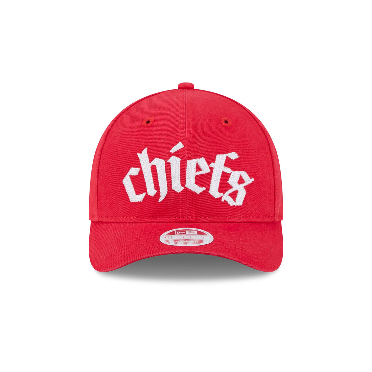Kansas City Chiefs Gothic Font Women's 9FORTY M-Crown Snapback Hat