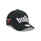 Chicago Bulls Gothic Font Women's 9FORTY M-Crown Snapback Hat