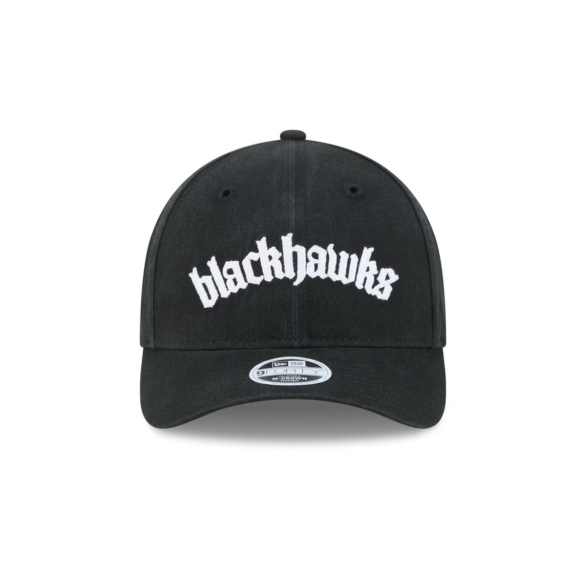 Chicago Blackhawks Gothic Font Women's 9FORTY M-Crown Snapback Hat