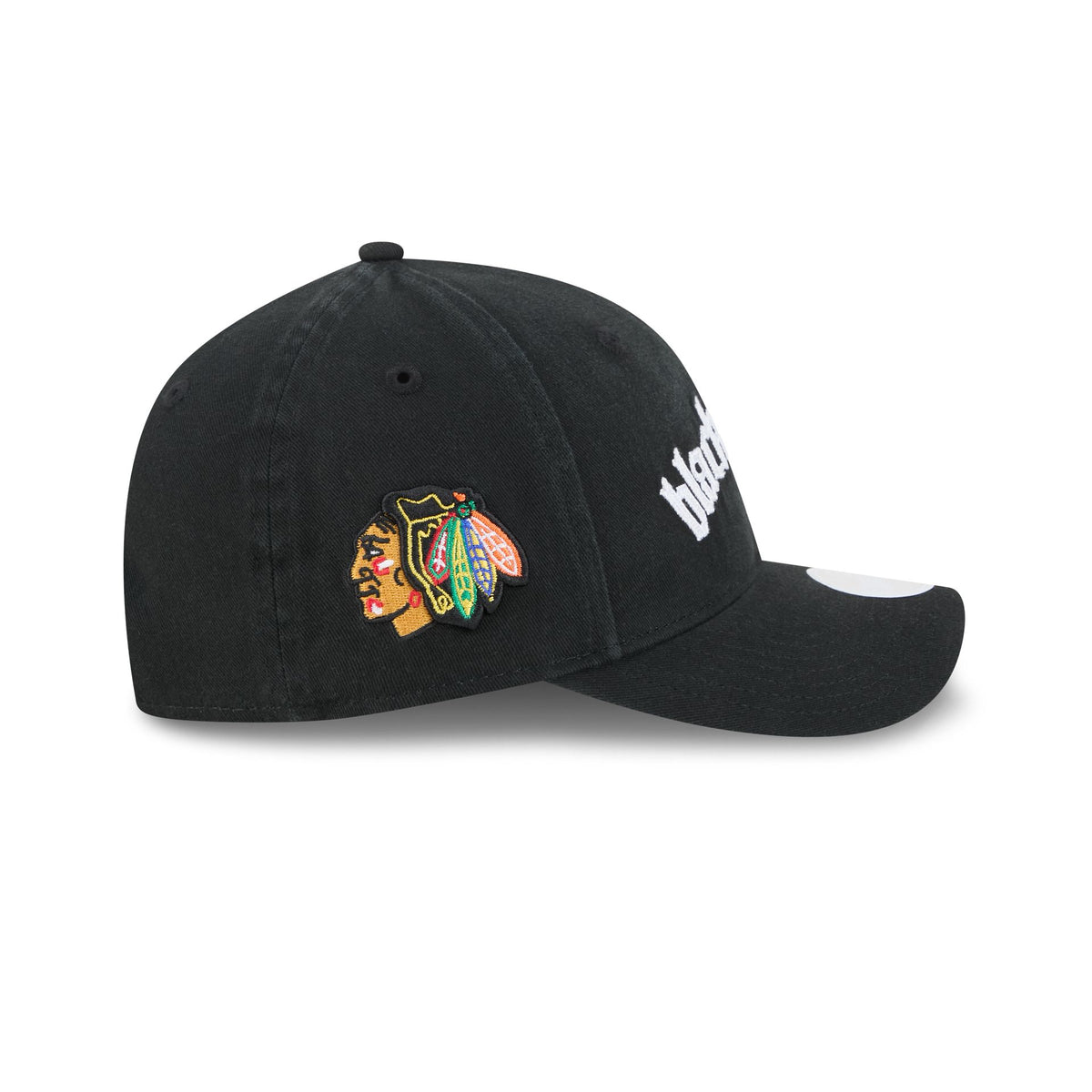 Chicago Blackhawks Gothic Font Women's 9FORTY M-Crown Snapback Hat