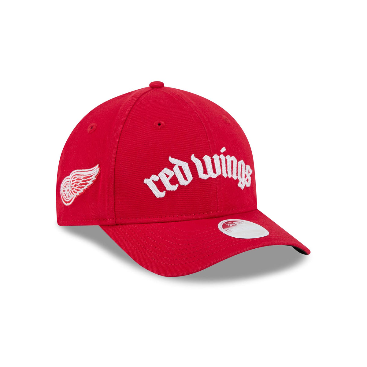 Detroit Red Wings Gothic Font Women's 9FORTY M-Crown Snapback Hat