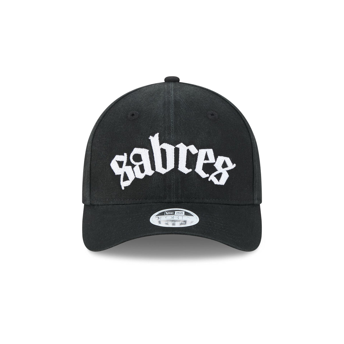 Buffalo Sabres Gothic Font Women's 9FORTY M-Crown Snapback Hat