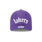 Los Angeles Lakers Gothic Font Women's 9FORTY M-Crown Snapback Hat