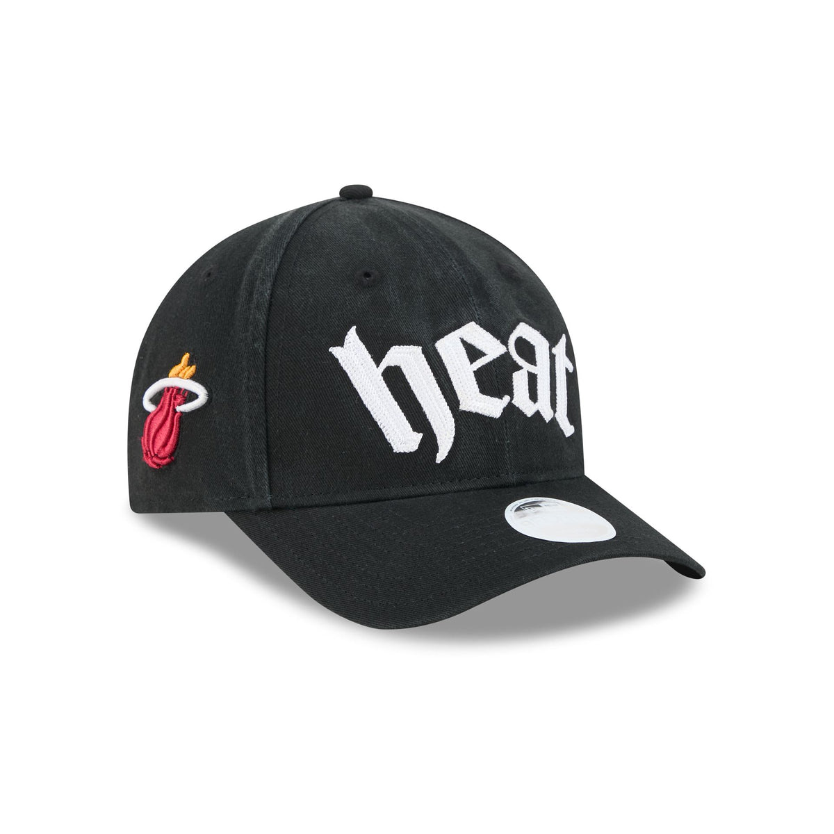 Miami Heat Gothic Font Women's 9FORTY M-Crown Snapback Hat