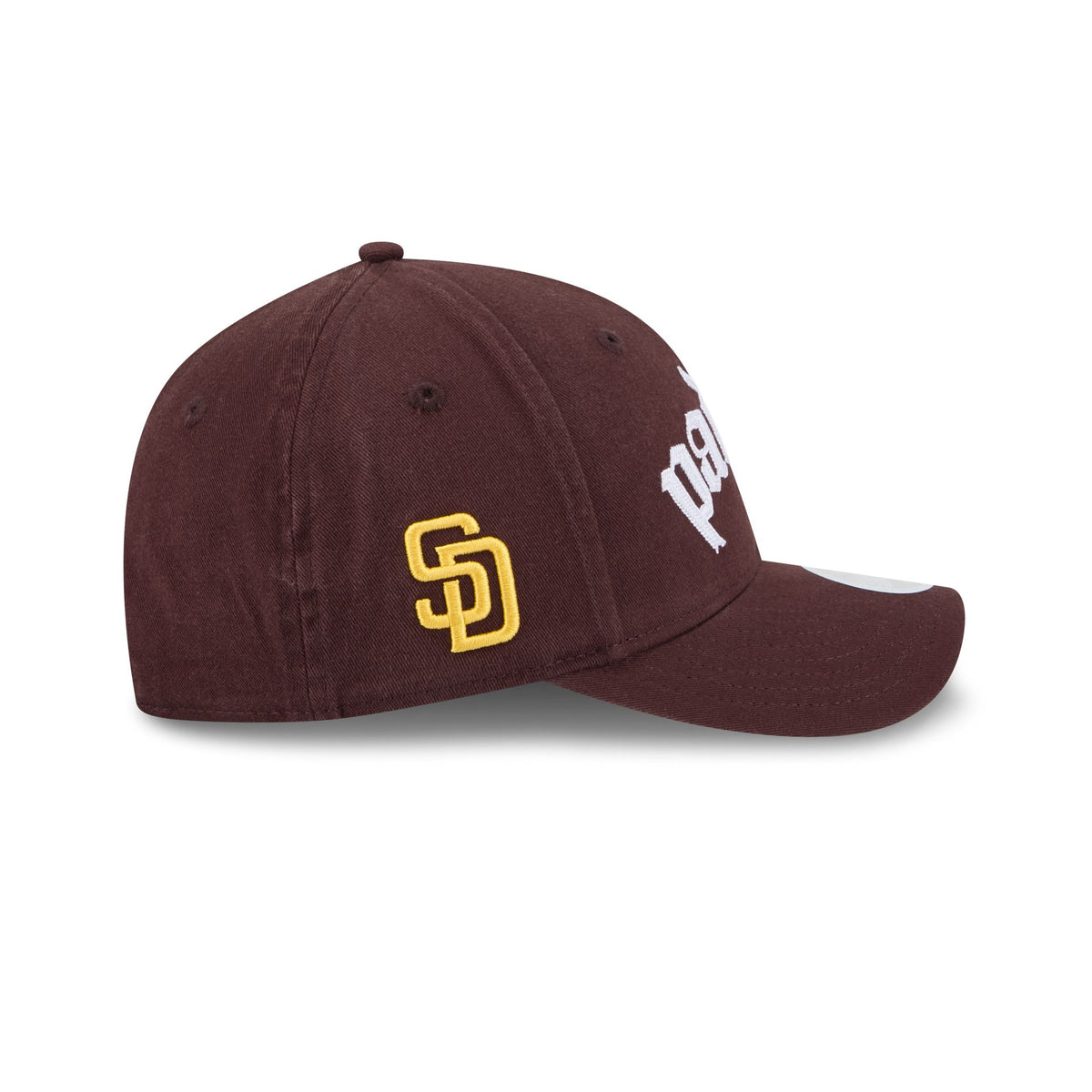 San Diego Padres Gothic Font Women's 9FORTY M-Crown Snapback Hat
