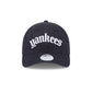New York Yankees Gothic Font Women's 9FORTY M-Crown Snapback Hat