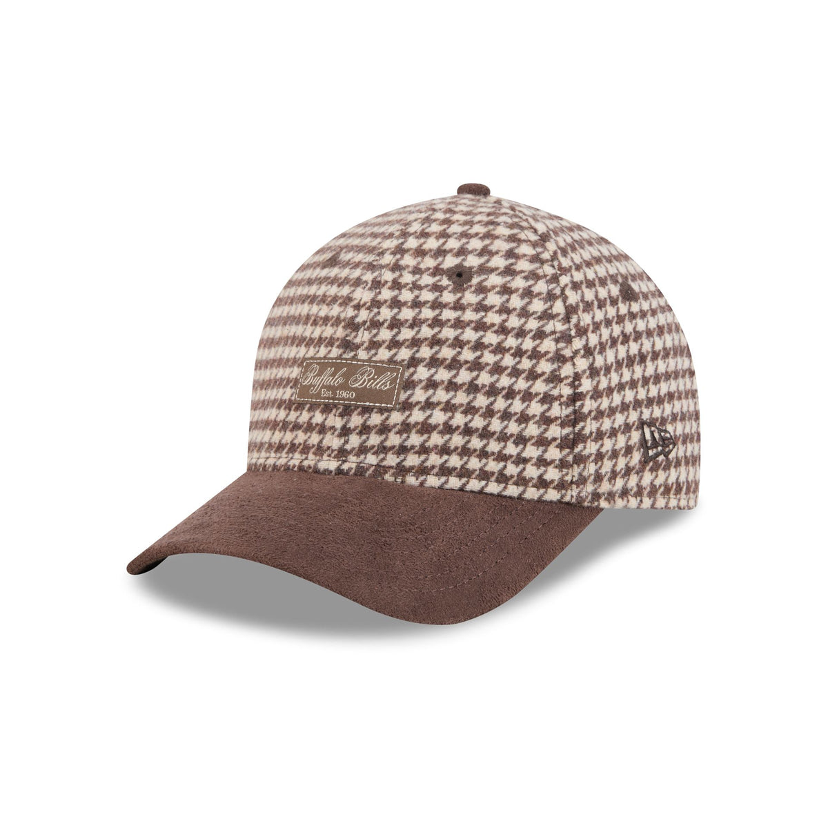 Buffalo Bills Brown Houndstooth Women's 9FORTY M-Crown Adjustable Hat