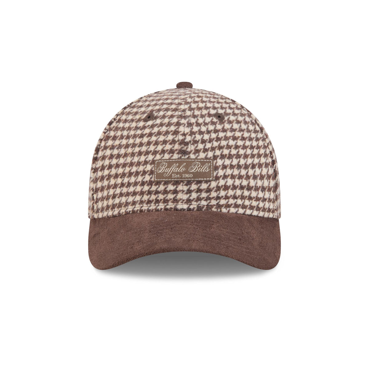 Buffalo Bills Brown Houndstooth Women's 9FORTY M-Crown Adjustable Hat