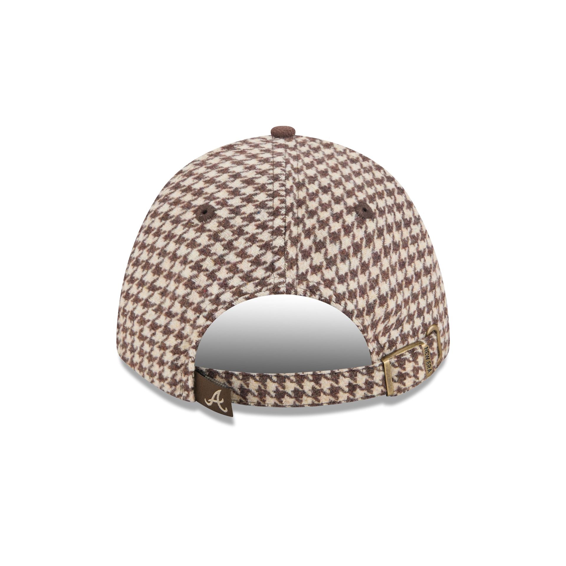 Atlanta Braves Brown Houndstooth Women's 9FORTY M-Crown Adjustable Hat