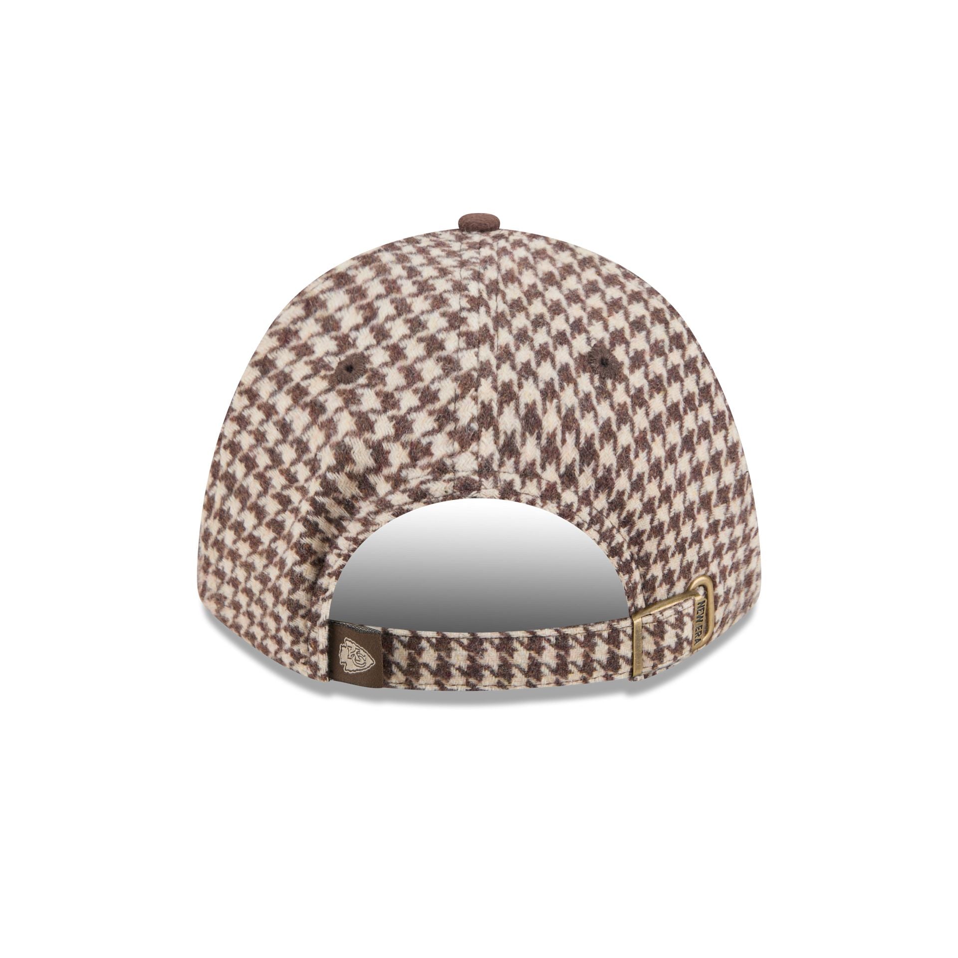 Kansas City Chiefs Brown Houndstooth Women's 9FORTY M-Crown Adjustable Hat