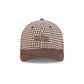 San Francisco 49ers Brown Houndstooth Women's 9FORTY M-Crown Adjustable Hat