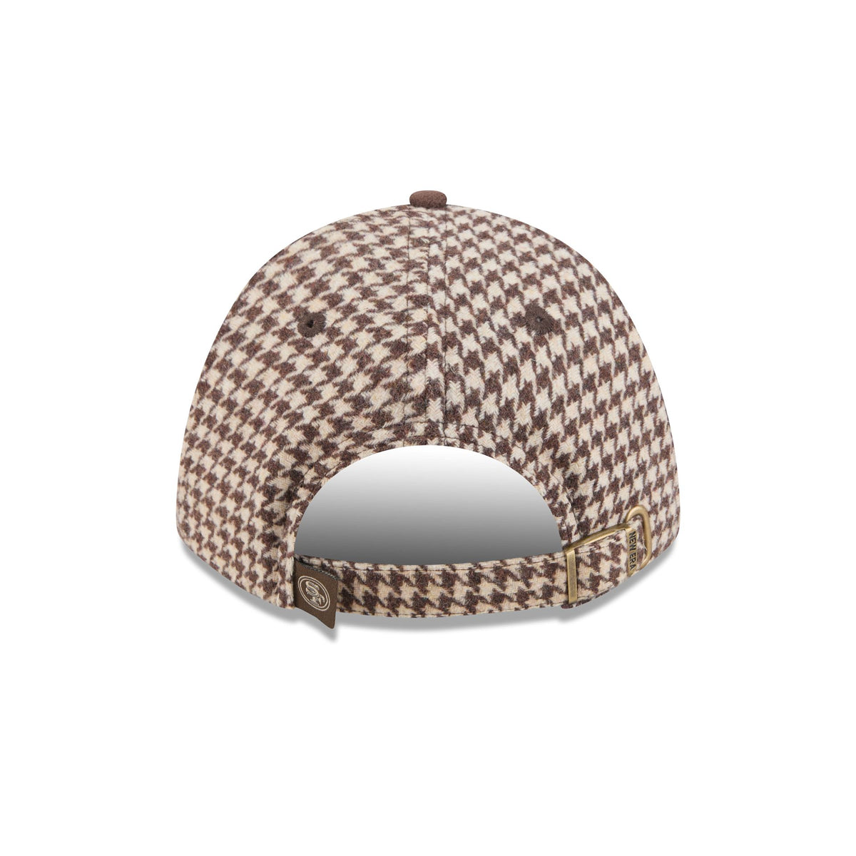 San Francisco 49ers Brown Houndstooth Women's 9FORTY M-Crown Adjustable Hat