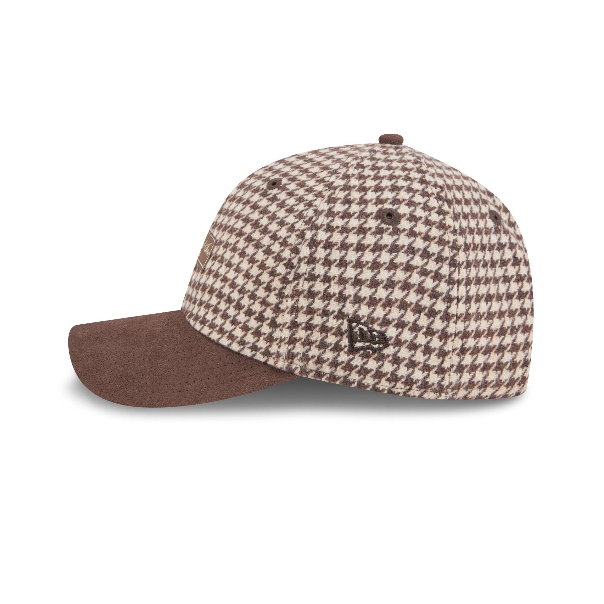 Boston Red Sox Brown Houndstooth Women's 9FORTY M-Crown Adjustable Hat
