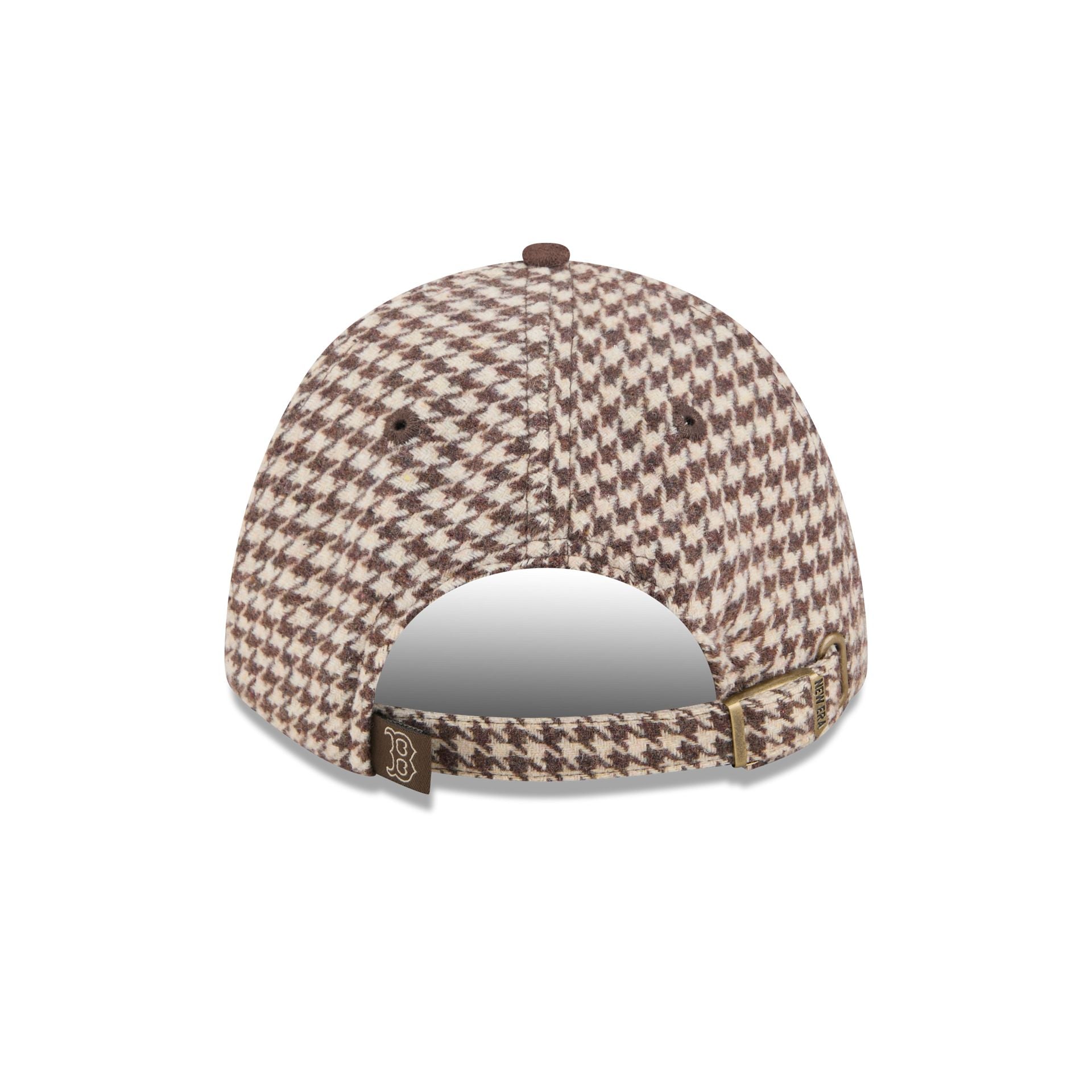 Boston Red Sox Brown Houndstooth Women's 9FORTY M-Crown Adjustable Hat