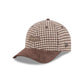 Los Angeles Dodgers Brown Houndstooth Women's 9FORTY M-Crown Adjustable Hat