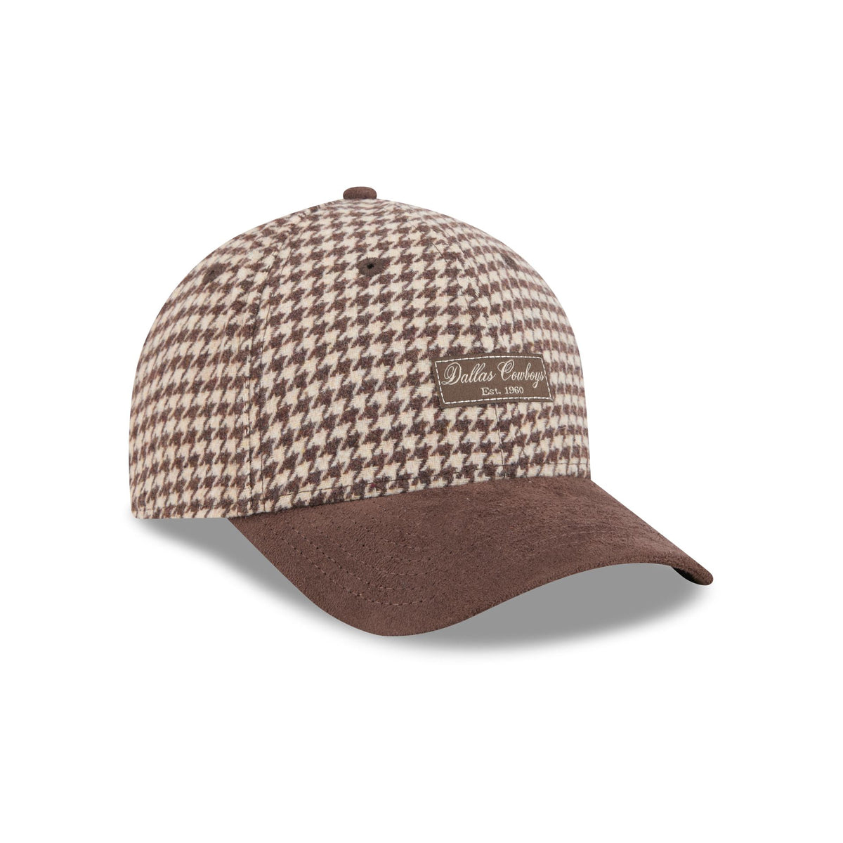 Dallas Cowboys Brown Houndstooth Women's 9FORTY M-Crown Adjustable Hat