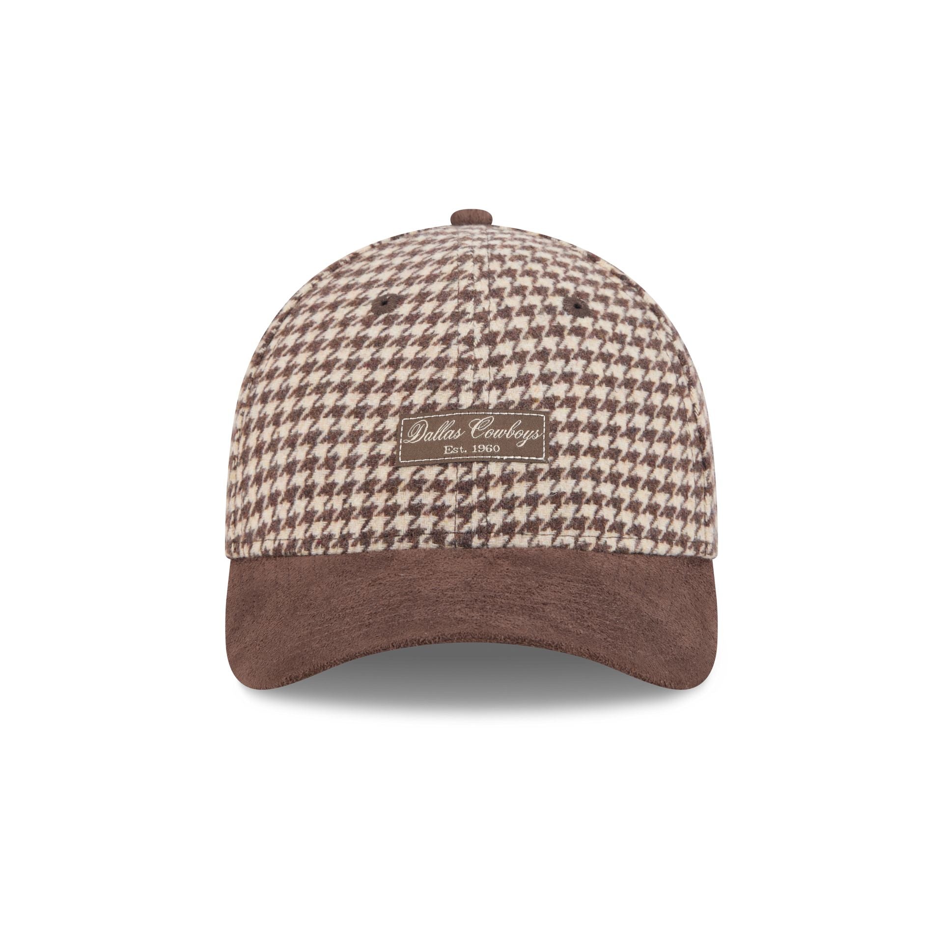 Dallas Cowboys Brown Houndstooth Women's 9FORTY M-Crown Adjustable Hat